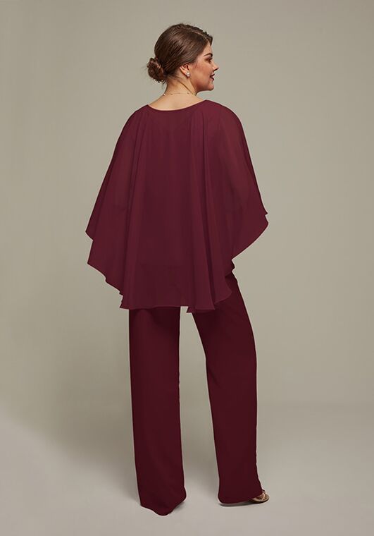 AW Bridal AW Henrietta Pantsuit Red Mother Of The Bride Dress - 2