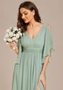 Ever-Pretty ES01886 V-Neck and Plunge Bridesmaid Dress - thumbnail - 2