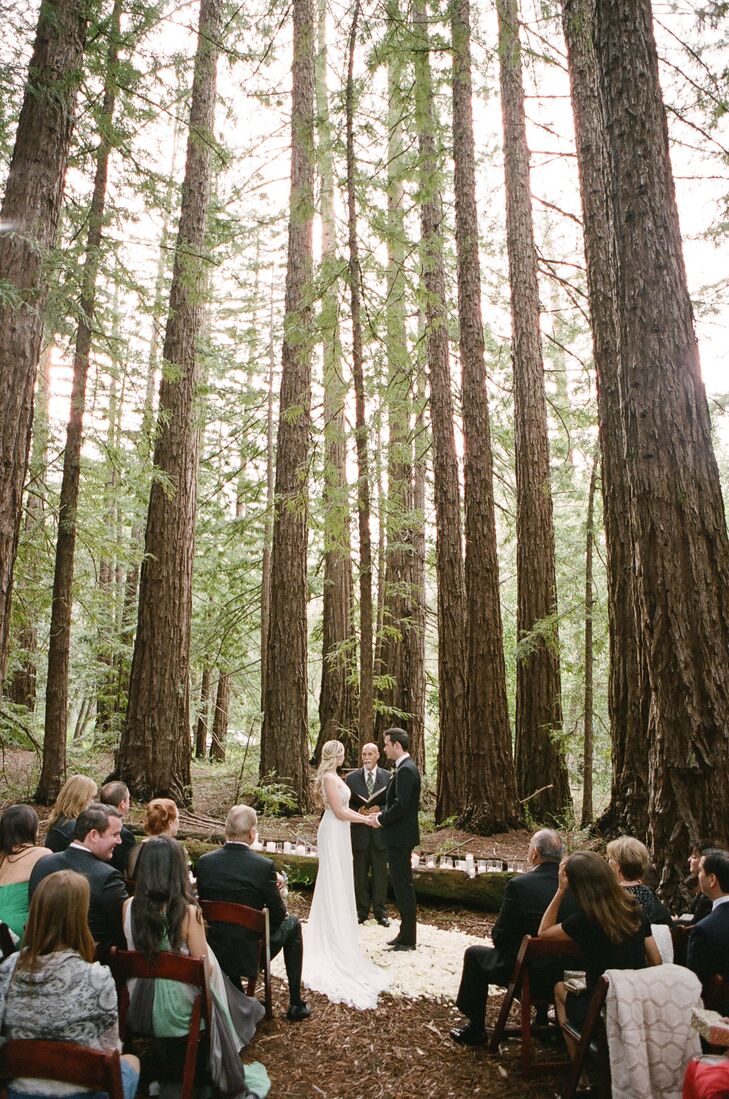 Rustic Forest Wedding Ceremony