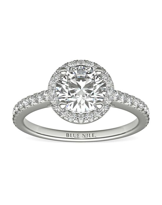 Blue Nile Round Cut Engagement Ring - 1