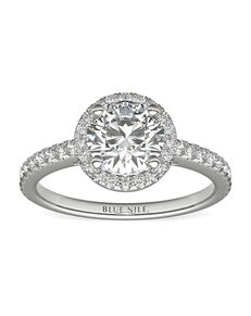 Blue Nile Round Cut Engagement Ring