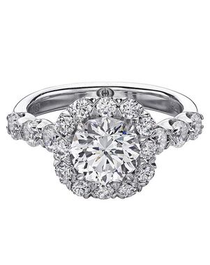 Christopher Designs Classic Round Cut Engagement Ring