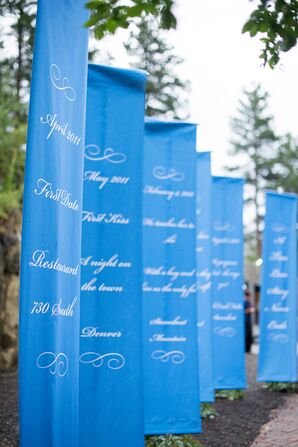 Love Story Reception Entrance
