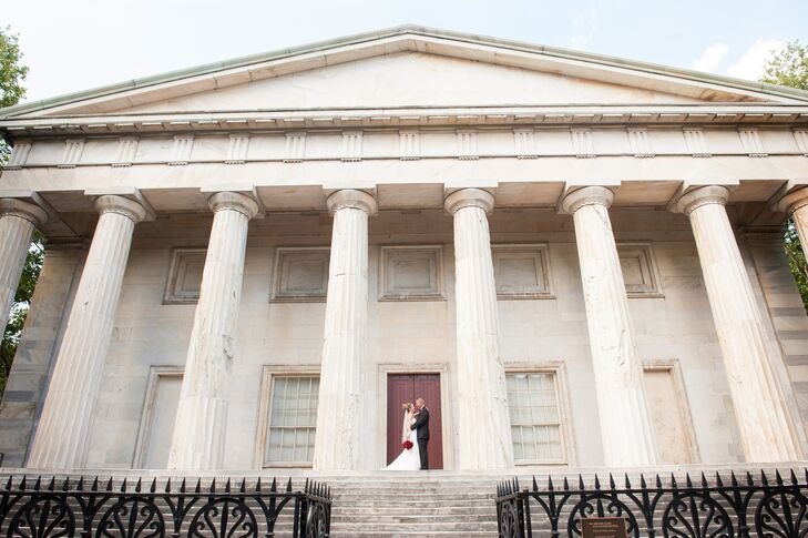 Bride and Groom in Philadelphia, Pennsylvania