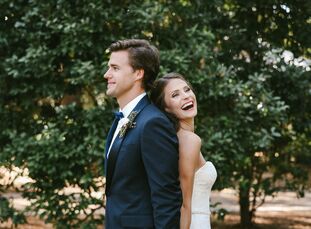 Even before they were engaged, Emily and Wade (Field) knew they’d return to Eden Gardens State Park one day for their wedding. “I love that while you’
