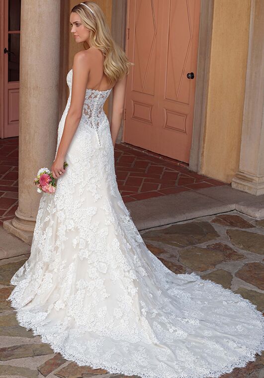 Casablanca Bridal 2327 Lacey A-Line Wedding Dress - 2