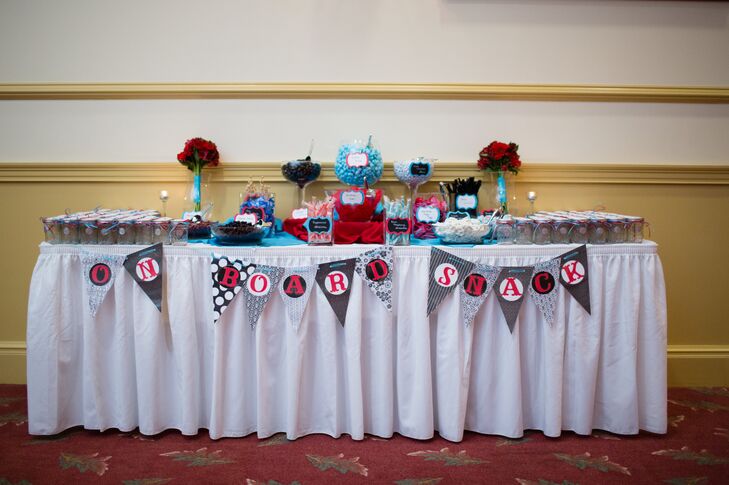 Colorful Assorted Candy Bar With Jars