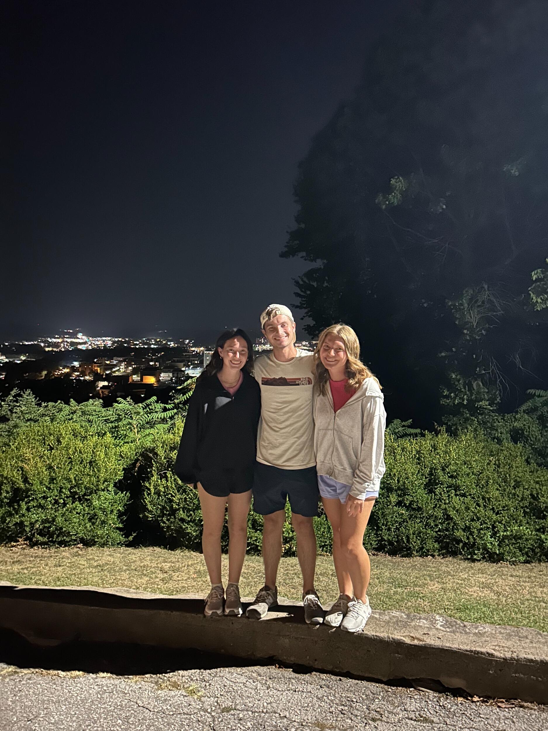 After our summer, we decided to hangout with our friend Ryan and go to the top of Mount Sequoyah to see the beautiful city of Fayetteville at night. After that, we drove around and pumped some music!