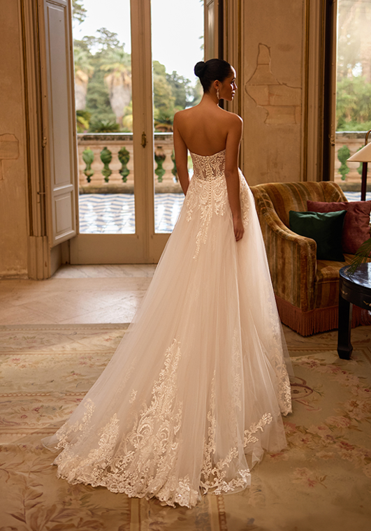 Moonlight Collection J6972 A-Line Wedding Dress - 2