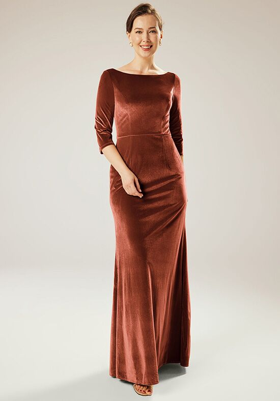 AW Bridal AW Lynn Dress Brown Mother Of The Bride Dress - 1