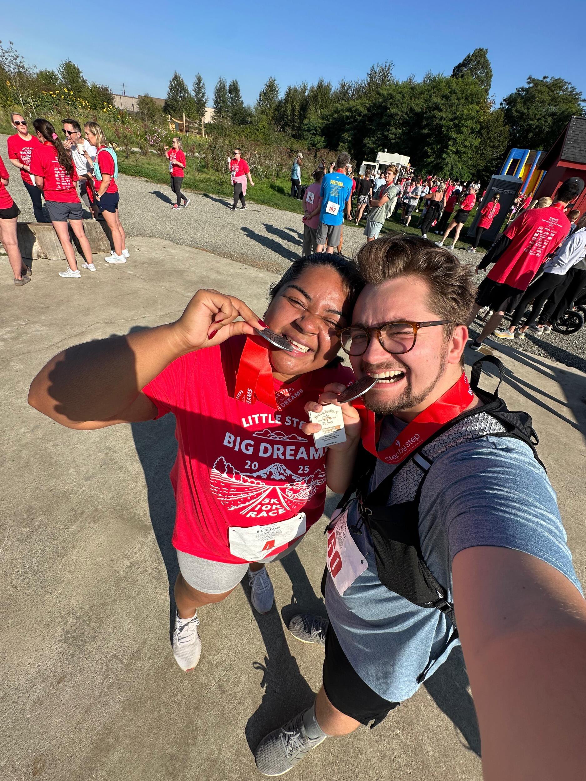First 5k Marathon, we got first place easy peasy