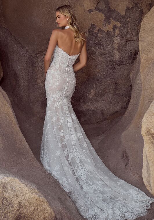 Calla Blanche 126102 Coleen Sheath Wedding Dress - 3