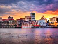 Savannah, Georgia Skyline