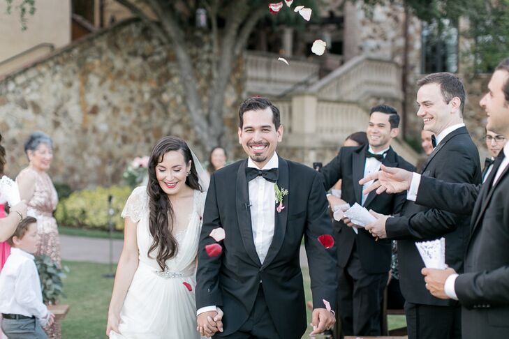 Michelle and Michael’s Flower Petal Recessional