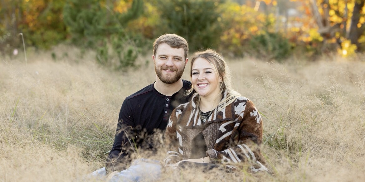 Sarah & Garrett Home Page Banner