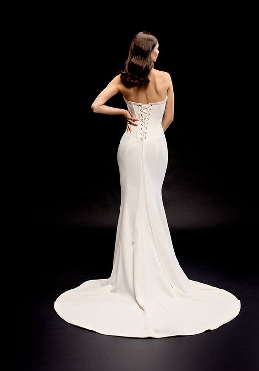Justin Alexander Signature Layla Fit-and-Flare Wedding Dress - 2