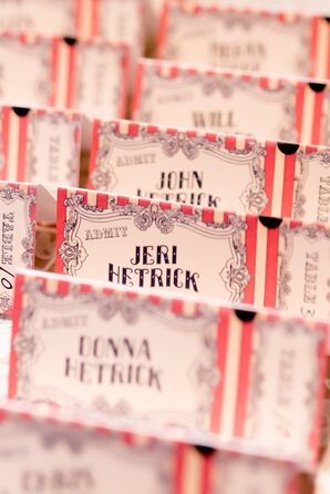 Funky Escort Cards