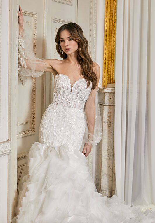 Val Stefani Rose Mermaid Wedding Dress - 2