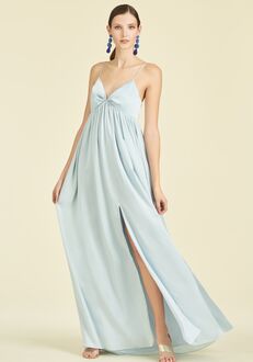 Sachin & Babi Jessica Gown - Ice Blue Bridesmaid Dress