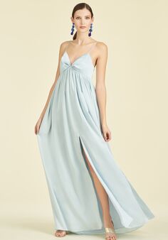 Sachin & Babi Jessica Gown - Ice Blue Bridesmaid Dress