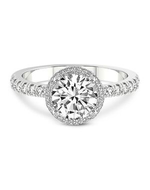 Friendly Diamonds Glamorous Princess, Asscher, Cushion, Emerald, Marquise, Pear, Radiant, Round, Oval Cut Engagement Ring
