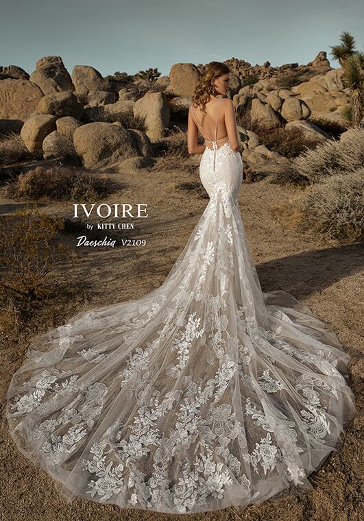IVOIRE by KITTY CHEN DAESCHIA,V2109 Sheath Wedding Dress - 2