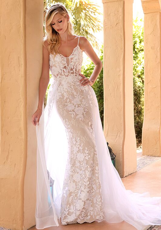 Ladivine CD931W Fit-and-Flare Wedding Dress - 3