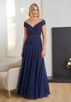 Jade Couture Mother of the Bride by Jasmine K258064 Blue Mother Of The Bride Dress