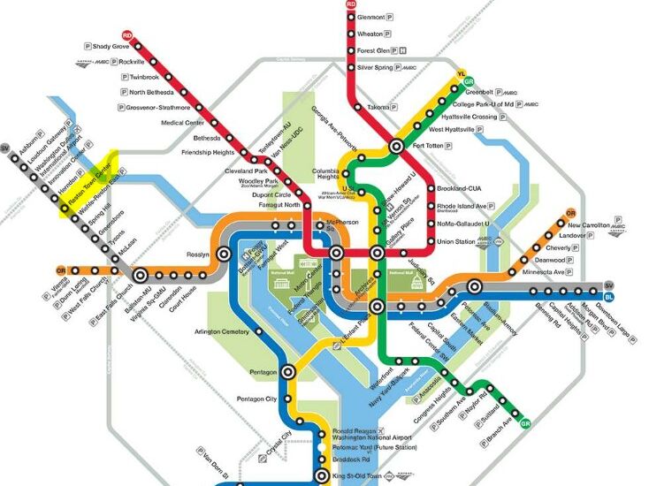 Picture of Reston Town Center Metro Stop