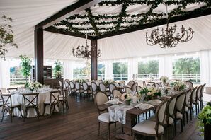Dark Wood Tented Reception Site