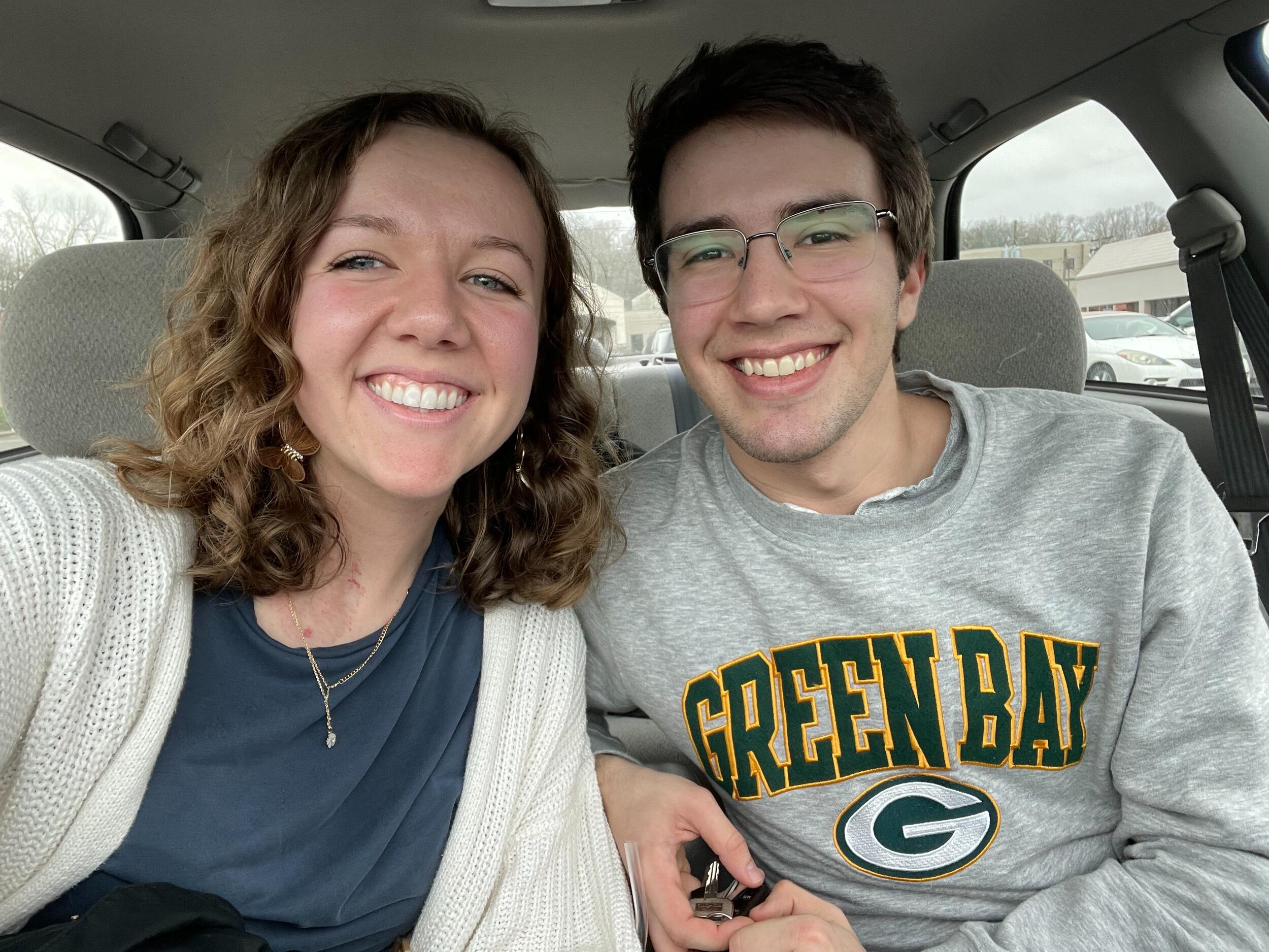 After going on many delightful dates, Kyle finally asked Clara if he could start introducing her as his girlfriend. She happily agreed.