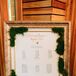 Gold and Moss-Framed Seating Chart