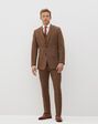 Suit Shop Men's Brown Tweed Suit Tuxedo - thumbnail - 1