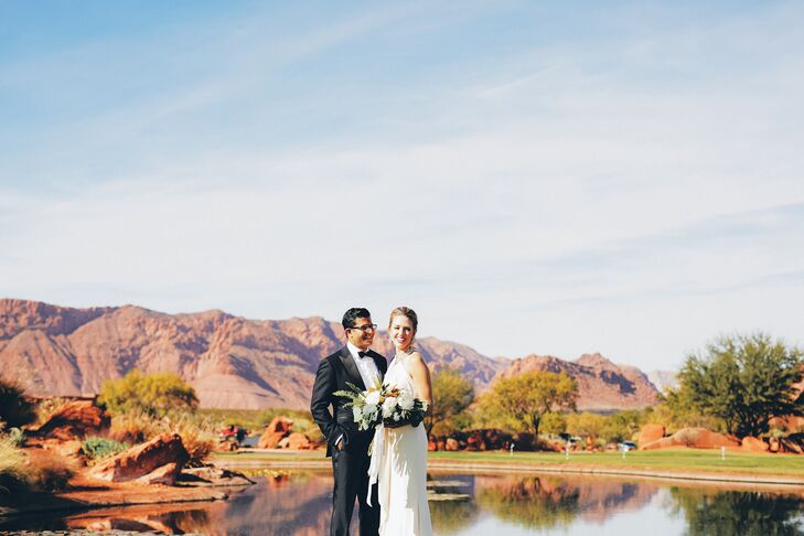 Red rock vistas make the perfect backdrop for a wedding.