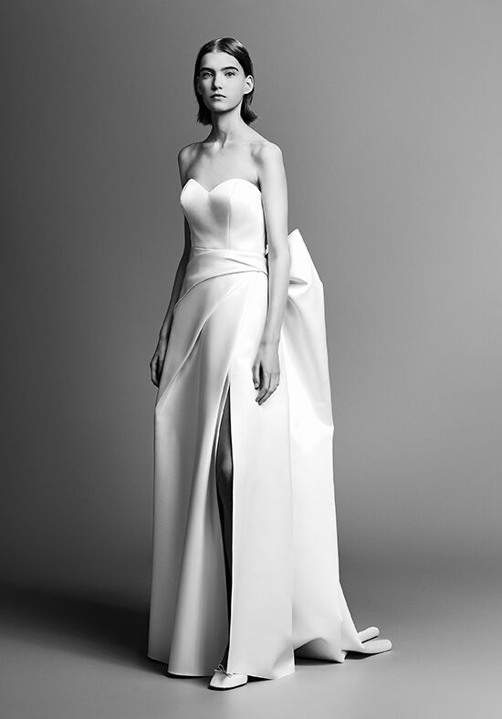 Viktor&Rolf Mariage DRAMATIC BOW BACK COLUMN A-Line Wedding Dress - 1