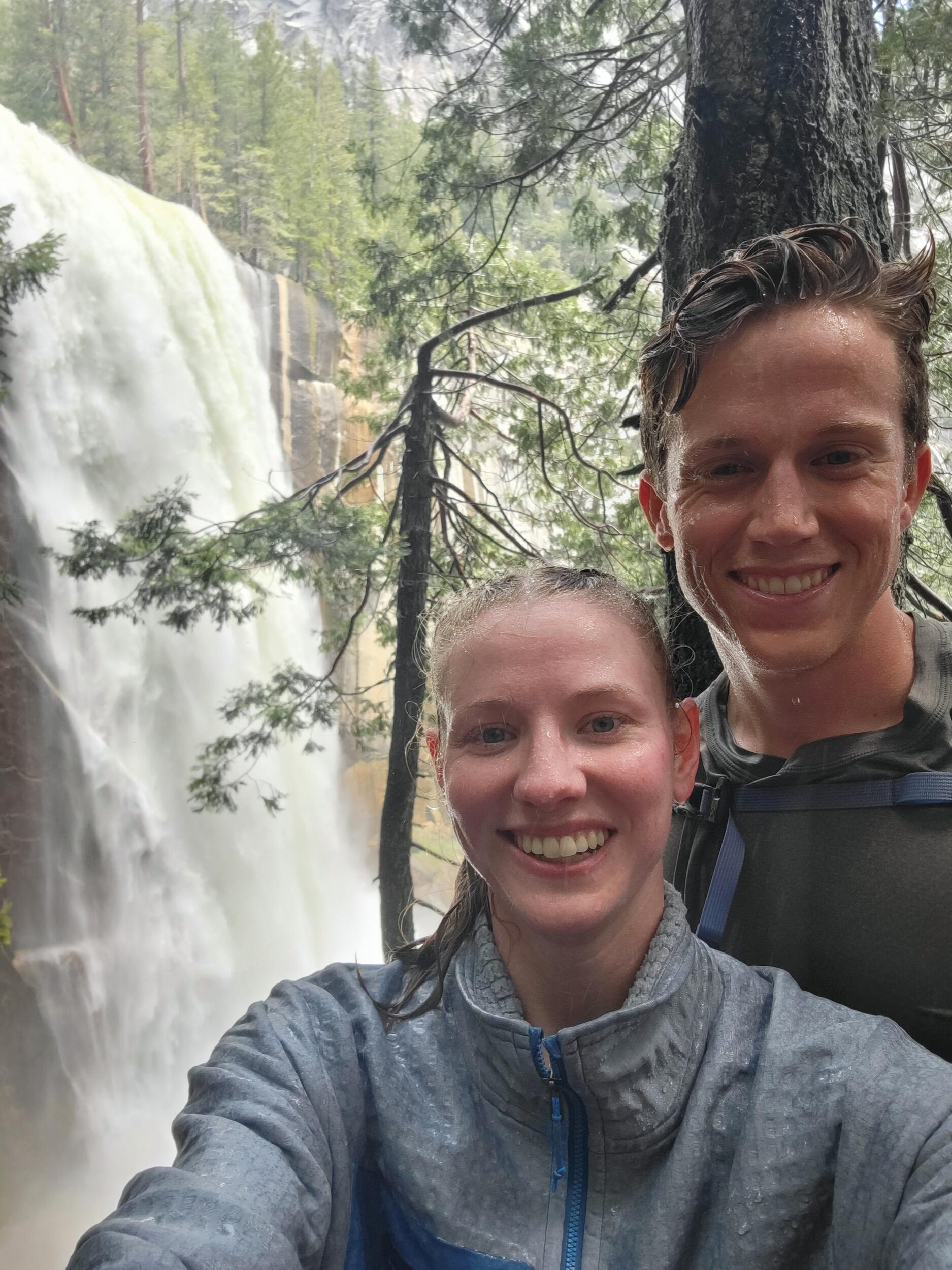 Got drenched on the Mist Trail (Vernal Fall) in Yosemite National Park