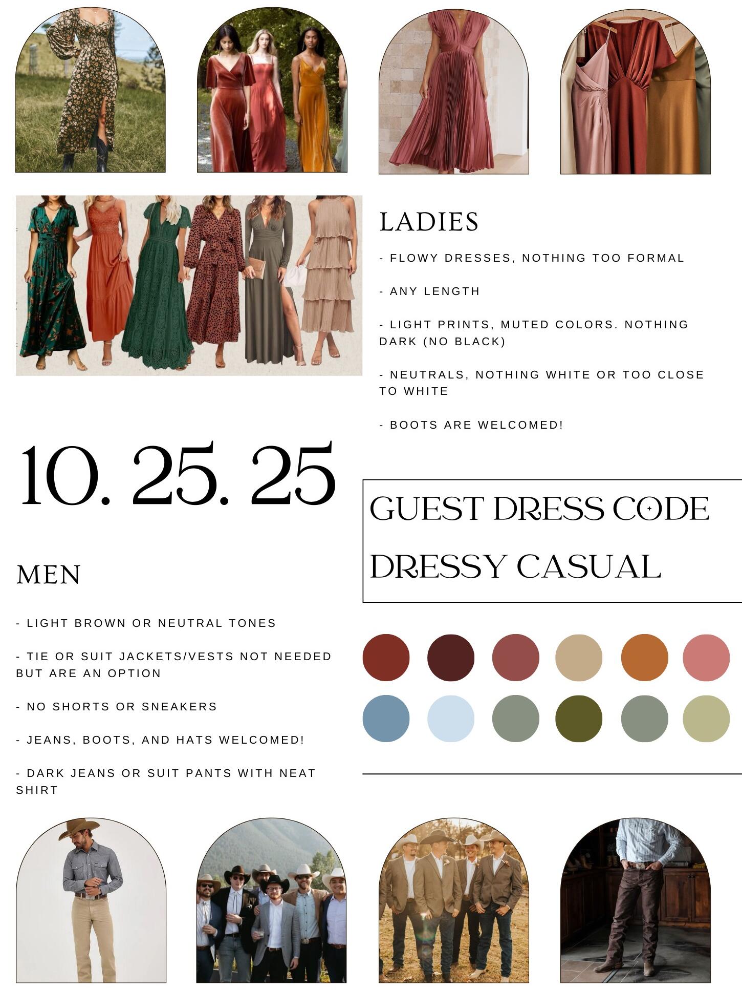 Picture of Wedding Day Dress Code