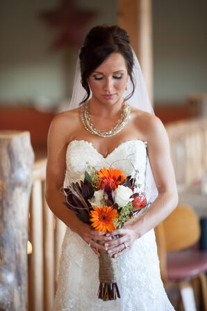 Textured Orange Bouquet