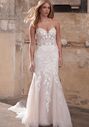 Adore by Justin Alexander Sawyer Trumpet Wedding Dress - thumbnail - 3