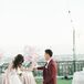 Romantic Couple in Ball Gown and Red Suit