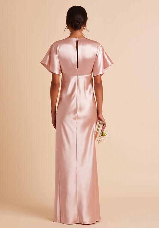 Birdy Grey Jesse Dress in Rose Gold V-Neck Bridesmaid Dress - 2