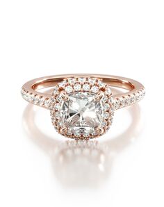 James Allen Cushion Cut Engagement Ring