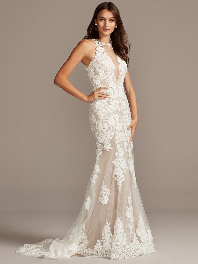 Galina Signature lace mermaid wedding dress