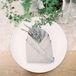 Simple Linen Napkins with Lavender Accents