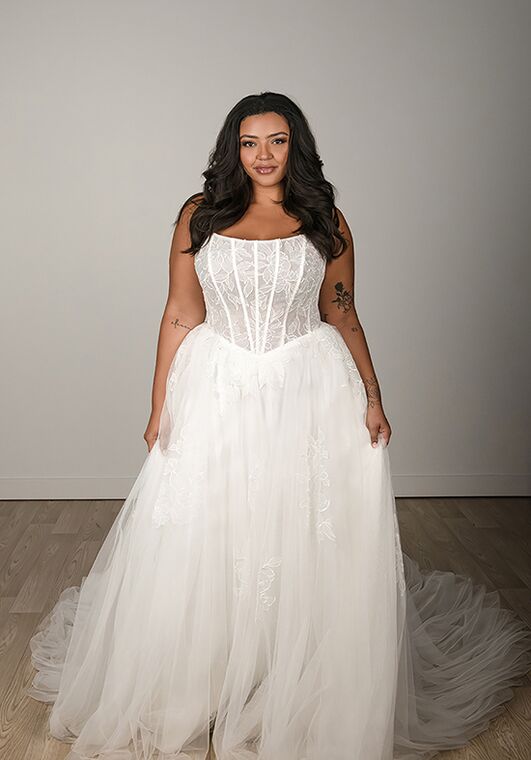 Stella York SY8114+ A-Line Wedding Dress - 2