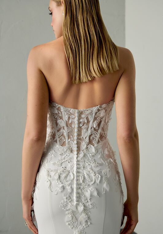 Justin Alexander Signature Fever Fit-and-Flare Wedding Dress - 2