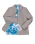 Little Tuxedos "Mason" Kids Medium Grey Suit (5-Piece Set) Flower Girl Dress and Ring Bearer Outfit - thumbnail - 2