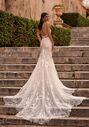 Moonlight Couture H1566A Mermaid and Trumpet Wedding Dress - thumbnail - 2