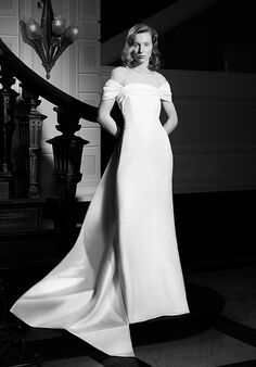 Viktor&Rolf Mariage GRAPHIC DRAPED COLUMN Sheath Wedding Dress