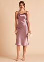 Birdy Grey Lisa Midi Dress in Dark Mauve Scoop Bridesmaid Dress - thumbnail - 1